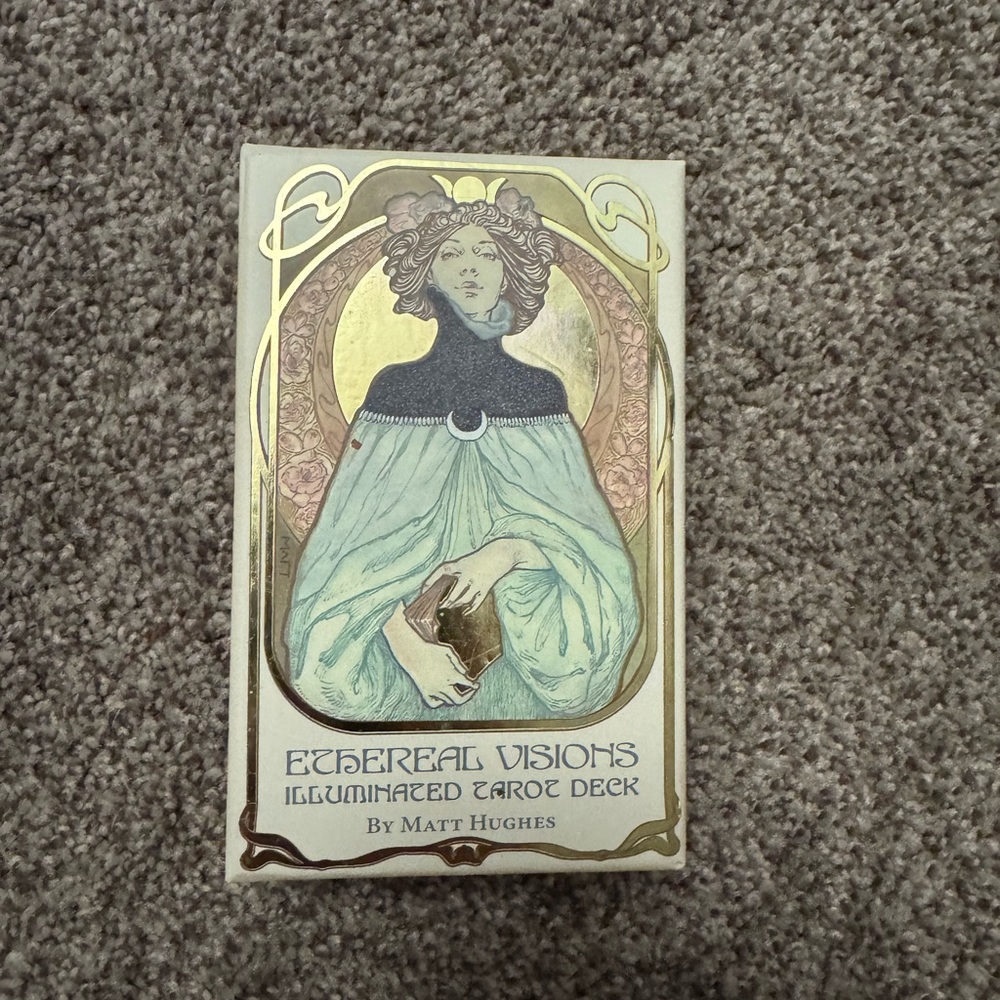 Ethereal Visions Illuminated Tarot Deck by - Gold and Blue